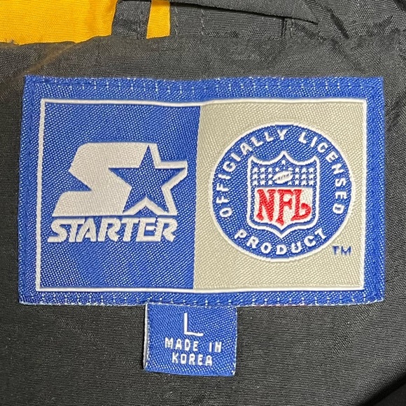 Starter Pittsburgh Steelers Jacket and Flip Flops Combo Size L - Picture 8 of 16